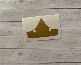 Crown Decal | Crown Vinyl Decal | Crown Sticker | Princess Decal | Princess Sticker | Queen Decal | Queen Decal | Princess Decoration |