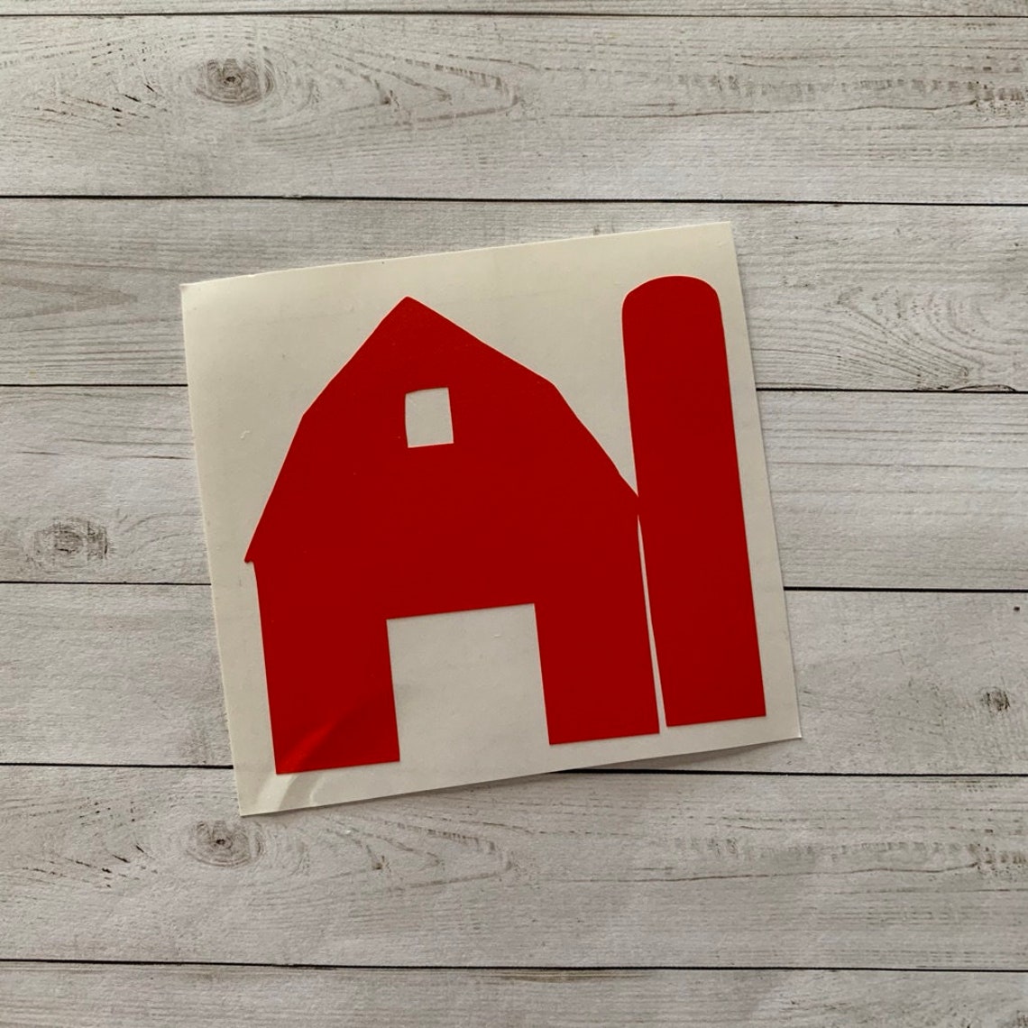 Barn Decal Barn Vinyl Decal Barn Sticker Barn Decoration Etsy