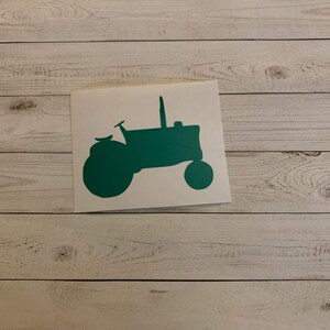 Tractor Decal | Tractor Vinyl Decal | Tractor Sticker | Farmer Decal | Farmer Sticker | Farm Decal | Farm Sticker | Tractor Decoration