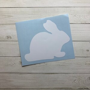 Bunny Decal | Bunny Sticker | Rabbit Decal | Rabbit Sticker | Bunny Decoration | Easter Bunny Decal | Animal Decal