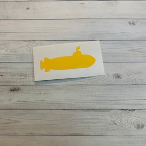 Submarine Decal | Submarine Vinyl Decal | Submarine Sticker | Nautical Decal | Boat Sticker | Boat Decal | Ocean Decal | Ocean Sticker |