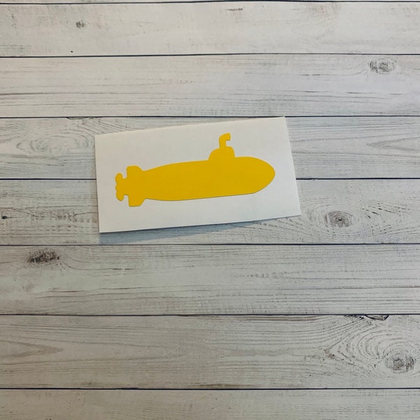 Submarine Decal | Submarine Vinyl Decal | Submarine Sticker | Nautical Decal | Boat Sticker | Boat Decal | Ocean Decal | Ocean Sticker |