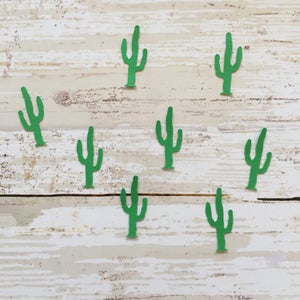 Saguaro Cactus Confetti Cactus Confetti Cactus Cut Outs Cactus Die Cuts Desert Confetti Southwest Confetti Plant Confetti image 1