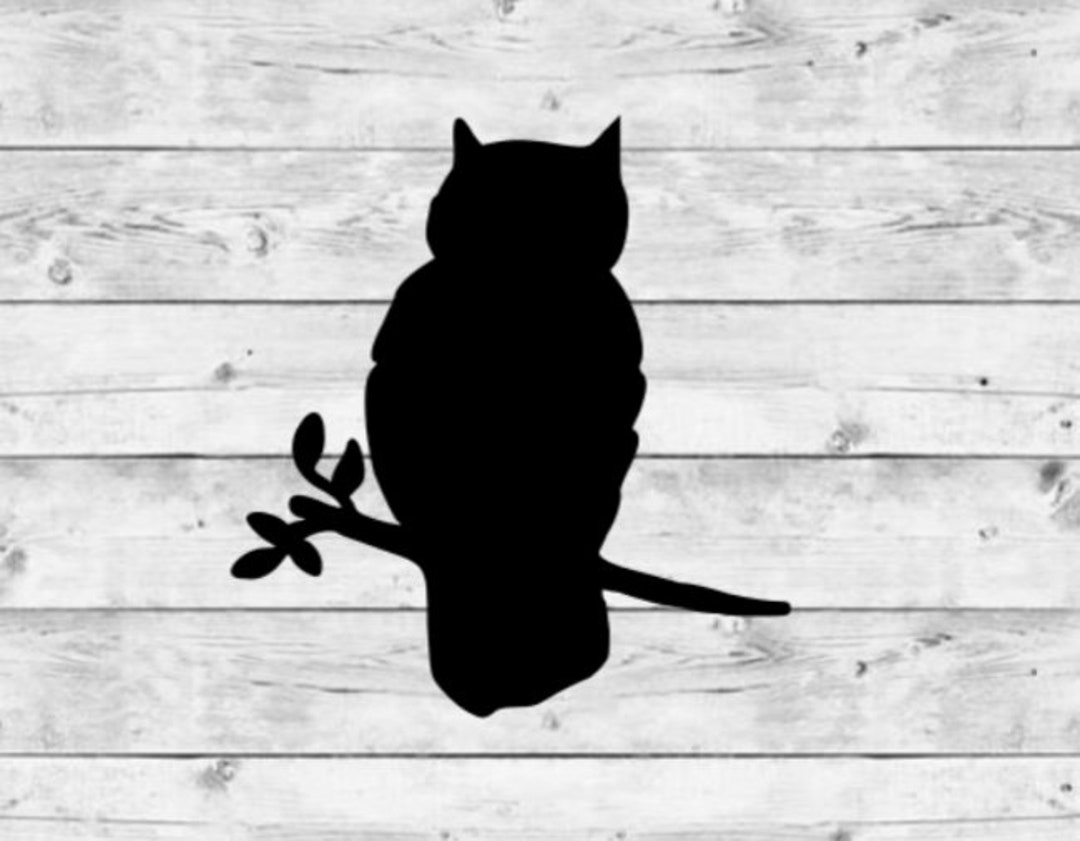 Owl Decal Owl Vinyl Decal Owl Sticker Bird Sticker Etsy