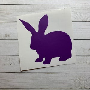 Bunny Decal | Bunny Sticker | Rabbit Decal | Rabbit Sticker | Bunny Decoration | Easter Bunny Decal | Animal Decal | Animal Sticker