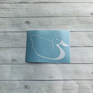 Duck Decal | Duck Vinyl Decal | Duck Sticker | Bird Sticker | Bird Decal | Animal Sticker | Animal Decal | Duck Decoration | Duck Theme
