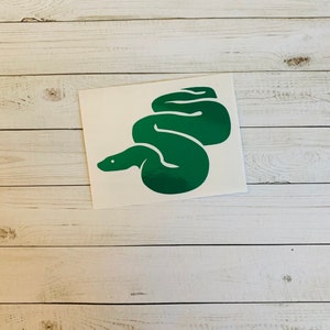 Snake Sticker | Snake Decal | Anaconda Decal | Anaconda Sticker | Reptile Decal | Animal Decal | Animal Sticker | Jungle Decal | Green Snake
