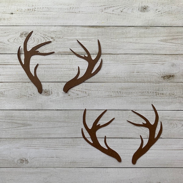 Antler Confetti | Antler Cut Outs | Deer Confetti | Buck Confetti | Woodland Theme | Animal Confetti | Animal Party Supplies | Deer Cut Outs