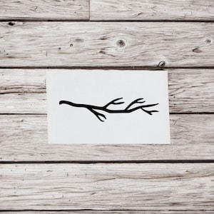 Branch Decal, Tree Branch Sticker, Branch Vinyl Decal, Tree Sticker, Tree Decal, Bare Branch Decal, Car Decal, Window Decal