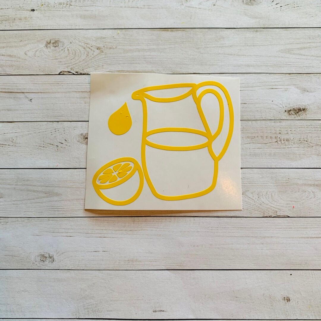 Lemonade Decal Lemonade Sticker Lemonade Theme Lemon Etsy