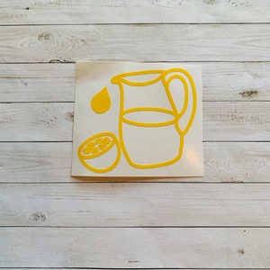 Lemonade Decal | Lemonade Sticker | Lemonade Theme | Lemon Decal | Cup Decal | Drink Decal | Iced Tea Decal | Iced Tea Sticker | Summer