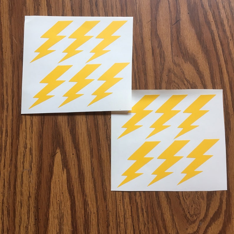 Lighting Bolt Decal Lighting Sticker Lighting Vinyl Decal - Etsy