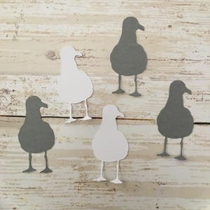 Seagull Confetti | Seagull Cut Out | Seagull Decoration | Marine Bird Confetti | Bird Confetti | Bird Cut Outs | Ocean Confetti | Favors