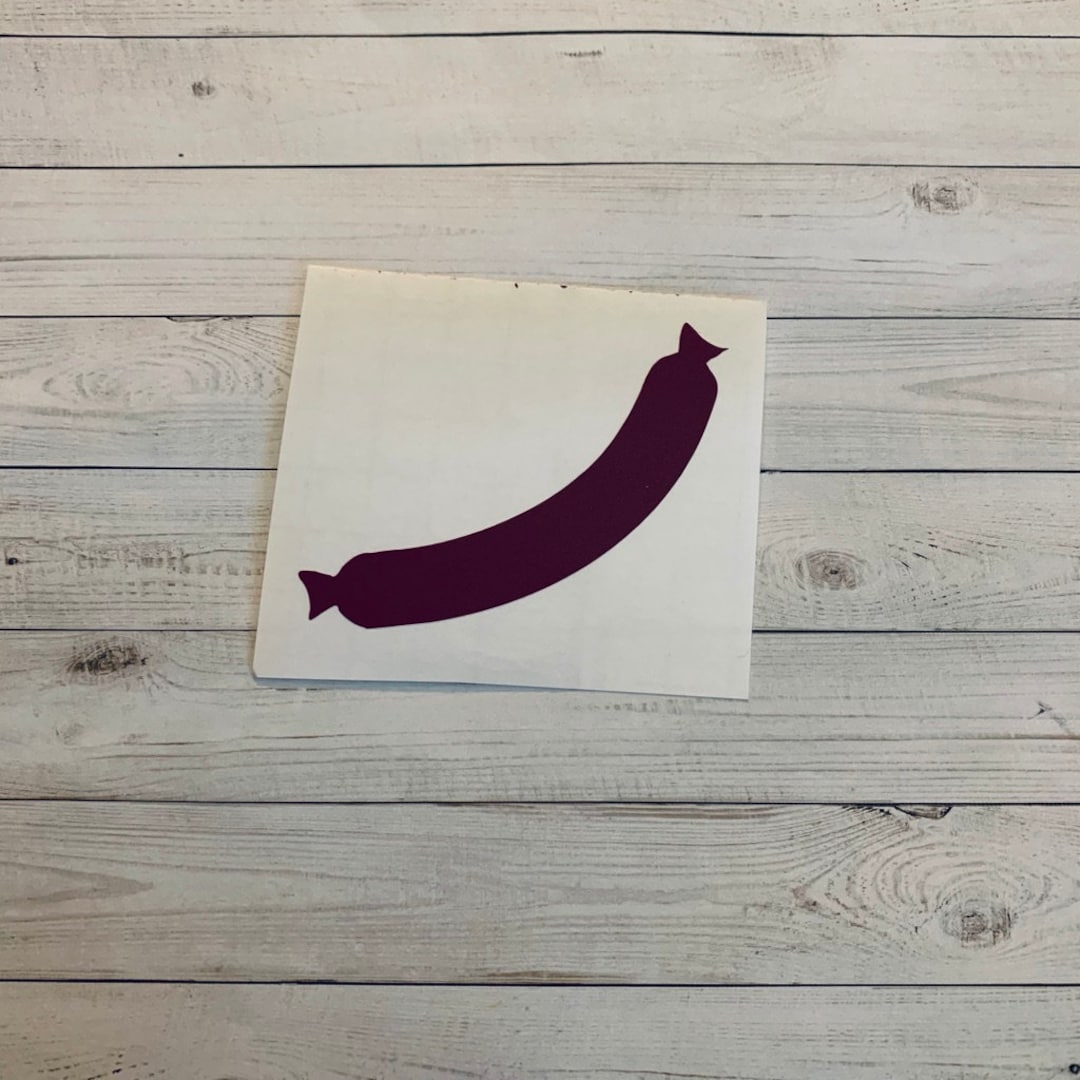 Sausage Decal | Sausage Vinyl Decal | Sausage Sticker | Food Decal ...