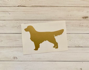 Golden Retriever Decal | Golden Retriever Vinyl Decal | Golden Retriever Sticker | Retriever Decal | Dog Decal | Dog Sticker Dog Vinyl Decal