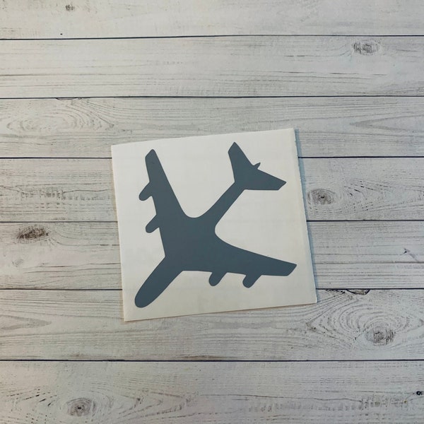 Plane Decal | Plane Vinyl Decal | Plane Sticker | Air Plane Decal | Air Plane Sticker | Travel Decal | Vacation Decal | Pilot Decal