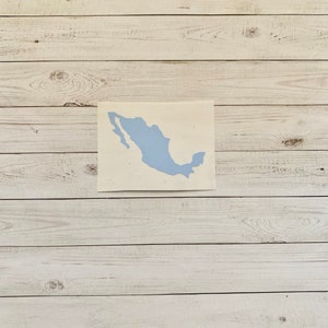 Mexico Decal | Mexico Vinyl Decal | Mexico Sticker | Continent Decal | Mexico Car Decal | Mexico Decoration | Mexico Party Decor | Travel