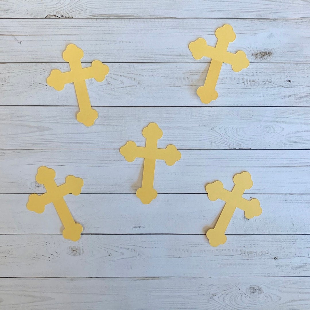 Cross Confetti Cross Cut Out Cross Decoration Church Confetti Church