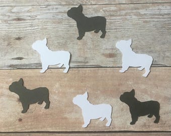 French Bulldog Confetti | French Bulldog Cut Out | French Bulldog Decoration | Bulldog Confetti | Dog Confetti | Dog Cut Out Dog Party Decor