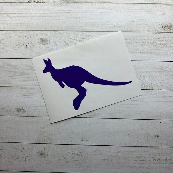 Kangaroo Decal | Kangaroo Sticker | Kangaroo Vinyl Decal | Animal Decal | Animal Sticker | Kangaroo Decoration | Australian Decal