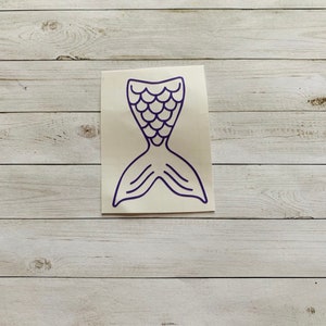 Mermaid Tail Decal | Mermaid Vinyl Decal | Mermaid Sticker | Mermaid Theme | Mermaid Decoration | Beach Decal | Ocean Decal | Nautical Decal