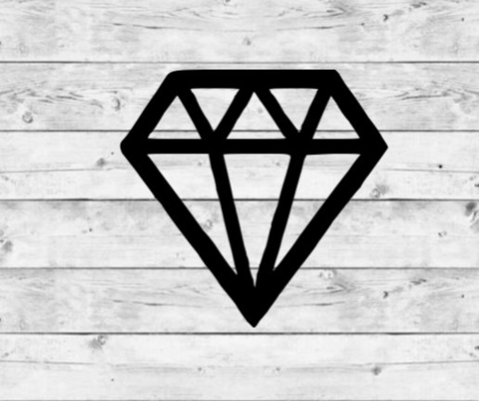 Diamond Decal Diamond Vinyl Decal Diamond Sticker Etsy
