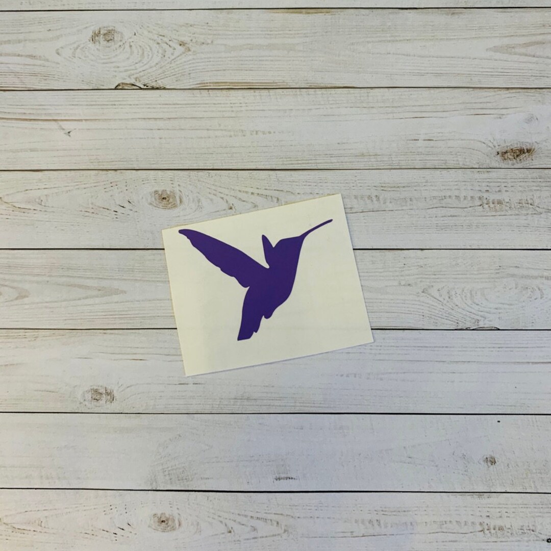 Hummingbird Decal Hummingbird Vinyl Decal Hummingbird Sticker Bird ...