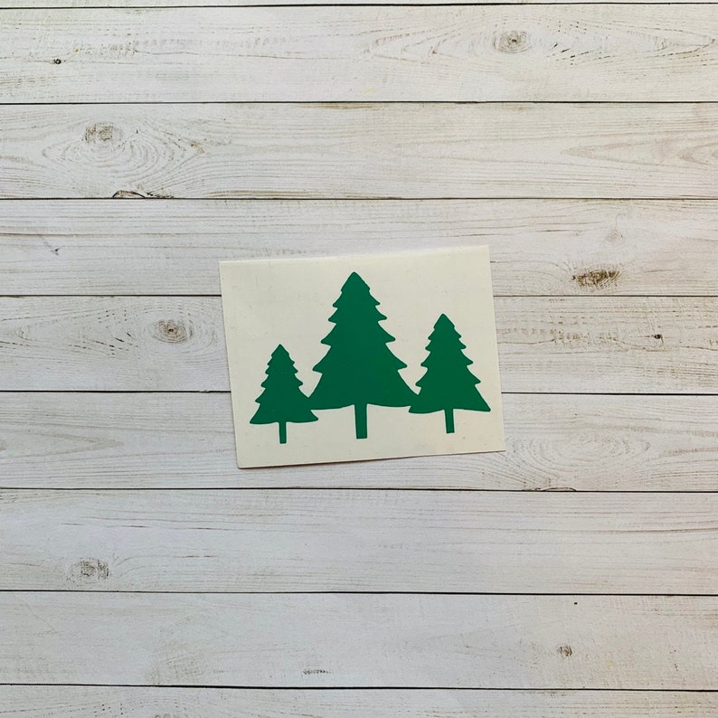 Tree Decal Tree Sticker Tree Vinyl Decal Woodland Decal Etsy