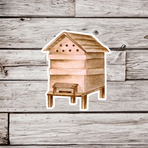 Bee Hive Sticker, Hive Sticker, Beekeeping Sticker, Bee Sticker, Honey Bee Sticker, Waterproof Sticker