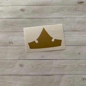 Crown Decal | Crown Vinyl Decal | Crown Sticker | Princess Decal | Princess Sticker | Queen Decal | Queen Decal | Princess Decoration |