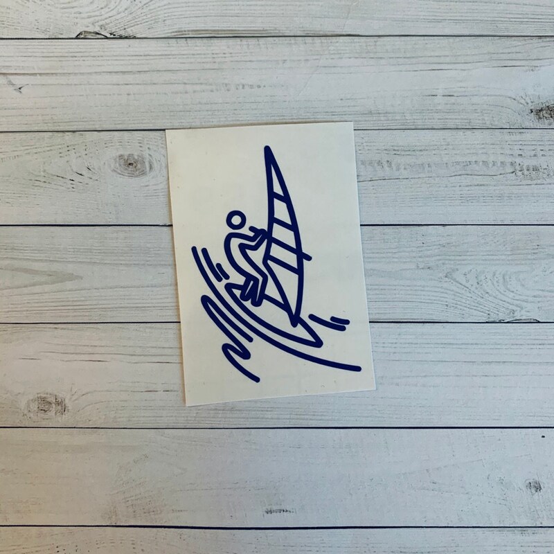Windsurfing Decal - Etsy