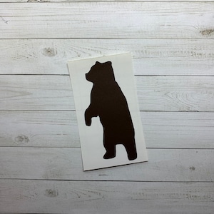 Bear Decal | Bear Sticker | Bear Decoration | Brown Decal | Black Bear Decal | Grizzle Bear Decal | Bear Car Decal | Animal Decal