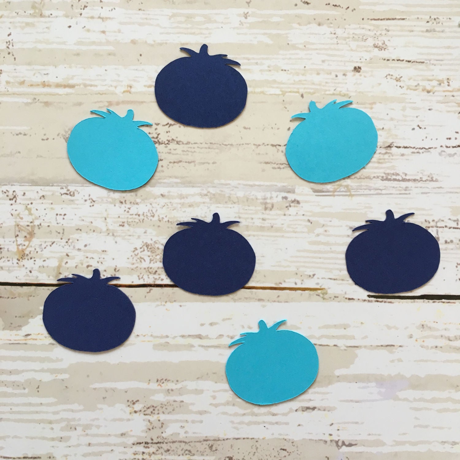 Blueberry Confetti | Blueberry Cut Outs | Blueberry Die Cuts | Fruit Confetti | Fruit Cut Outs | Garden Confetti | Plant Confetti | Favors
