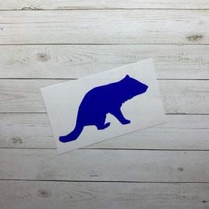Tasmanian Devil Decal | Tasmanian Devil Sticker | Tasmanian Devil Car Decal | Marsupial Decal | Animal Decal | Animal Decoration | Australia