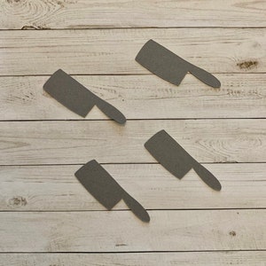 Butcher Knife Confetti | Butcher Knife Cut Out | Knife Confetti | Knife Cut Out | Kitchen Confetti | Halloween Confetti | Halloween Decor