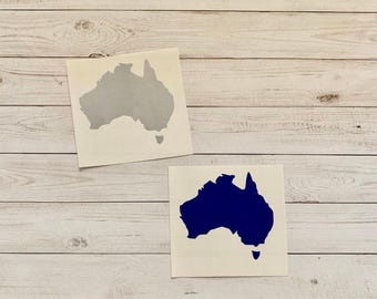 Australia Decal | Australia Vinyl Decal | Australia Sticker | Continent Decal | Australia Car Decal | Outback Decal | Australia Decoration
