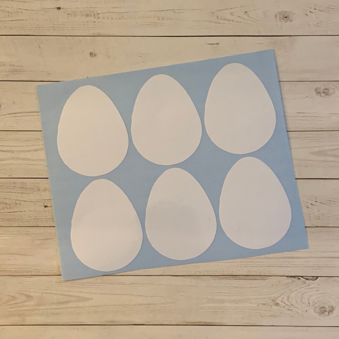 Egg Decal Egg Vinyl Decal Egg Sticker Easter Egg Vinyl Etsy