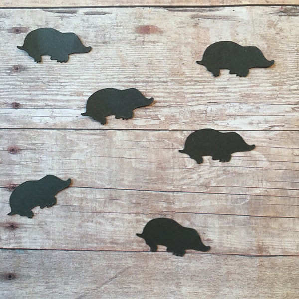 Mole Confetti | Mole Cut Outs | Mole Decorations | Vole Confetti | Animal Confetti | Animal Party Supplies | Table Scatter | Favors