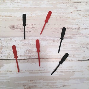 Screw Driver Confetti | Screw Driver Cut Out | Tool Confetti | Tool Cut Out | Tool Decoration | Tool Table Scatter | Party Supplies