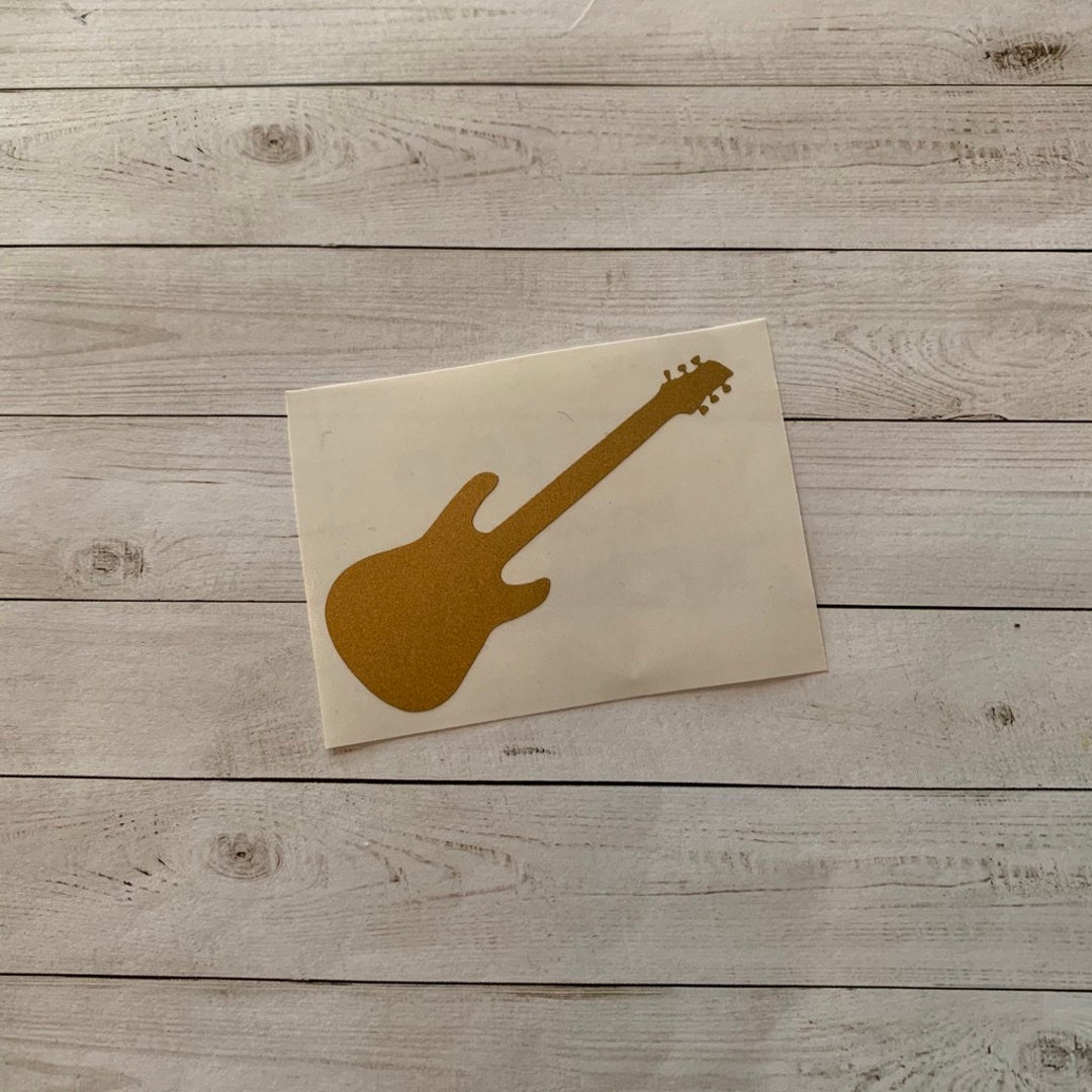 Guitar Decal Guitar Vinyl Decal Guitar Sticker Guitar Decoration
