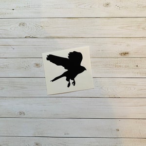 Hawk Decal | Hawk Vinyl Decal | Hawk Sticker | Birds of Prey Decal | Bird Decal | Bird Sticker | Nature Decal | Animal Decal Animal Sticker