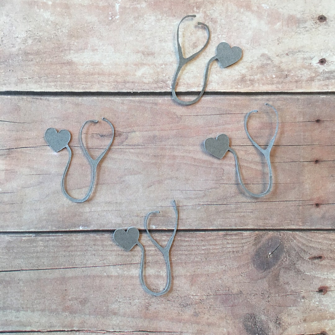 Stethoscope Confetti Stethoscope Cut Out Nurse Confetti Doctor Confetti
