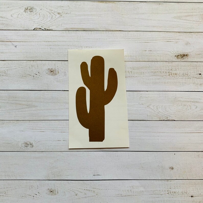 Cactus Decal Cactus Sticker Cactus Vinyl Decal Desert Etsy