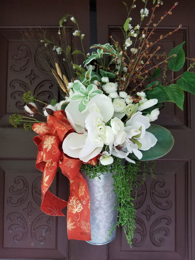 Ready To Ship Front Door Hanger Door Hanger Floral Door Etsy