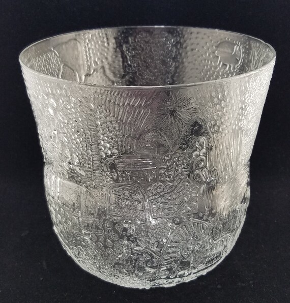 Nuutajarvi Iittala Arabia OIVA TOIKKA Vintage Fauna Bowl Vase 6 1