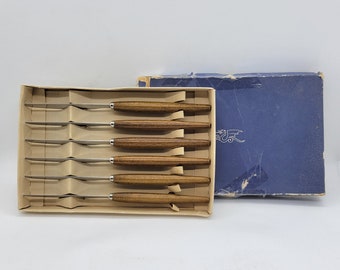 Karlsson & Nilsson Vintage Swedish Mid Century Modern FRUIT Knives in Original Box