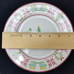 Rare Georges Briard Vintage Christmas Sampler 7.5" Plates, Appetizer/Dessert Plates Multiples Available bild 5
