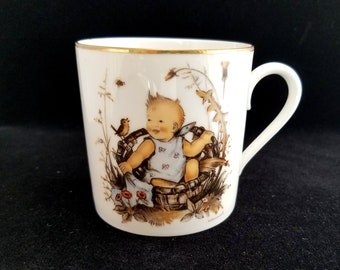 Sister Berta Hummel 1973 CHILD'S CUP by Schmid Mngt., Vtg