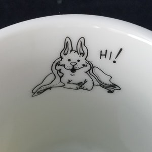 Suzy's Zoo Vintage Bunny Rabbit Child's Mug Cup, Suzy Spafford, 1976 image 2