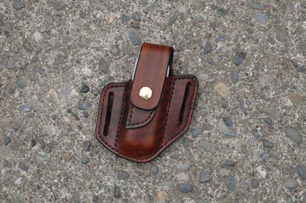 Leatherman Surge/Supertool300 Multitool sheath L James Thieman Leathercraft Handmade Heirloom Quality Leathergoods